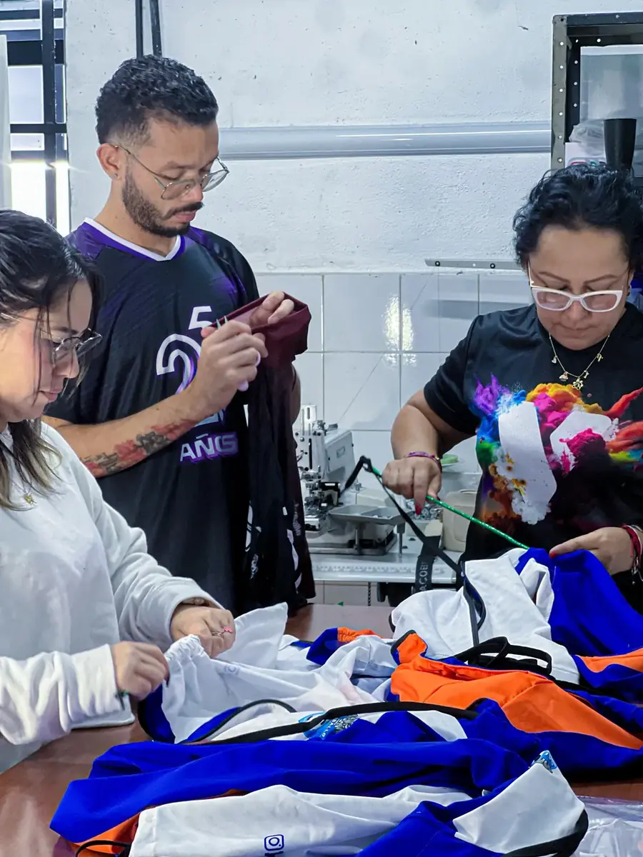 Calidad y empaque en la fábrica de Vergara Textil