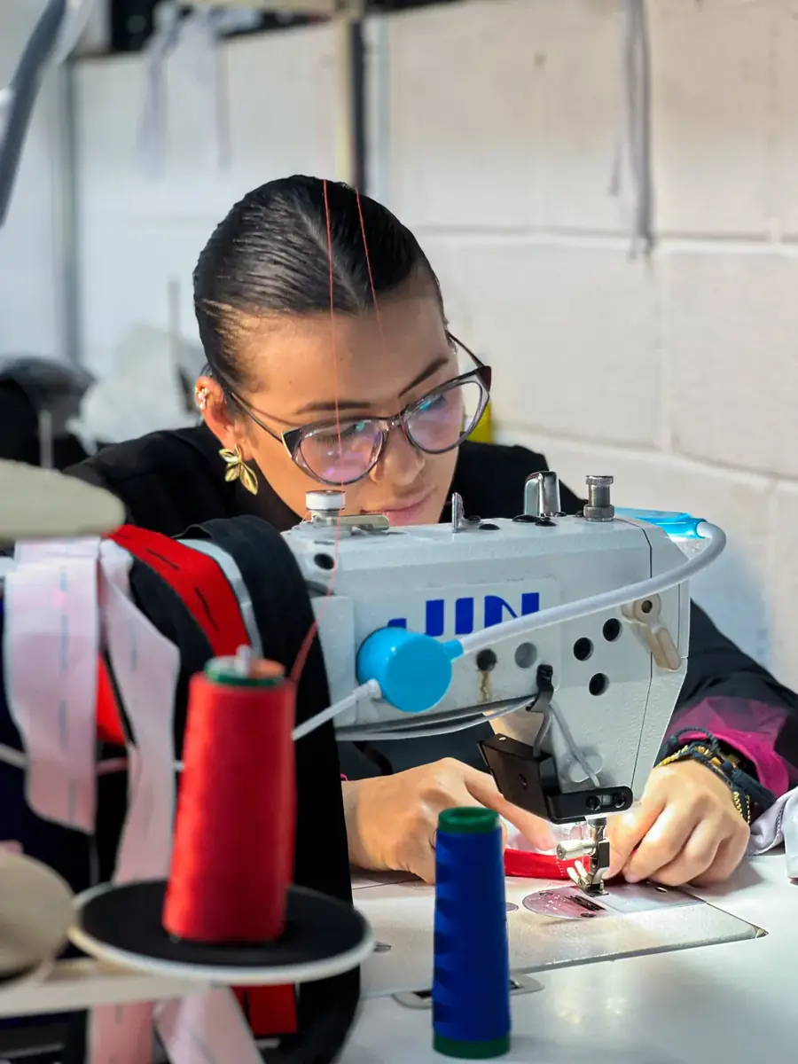 Confección en la fábrica de Vergara Textil