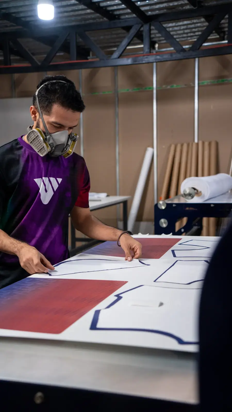 Sublimación en la fábrica de Vergara Textil